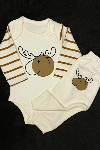 Necix's ÇİZGİLİ GEYİKLİ 2 Lİ TAKIM