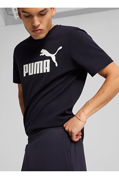 Puma 68259816 Ess Shorts 10 New Navy Black Elastic Waist Regular Fit Men's Shorts