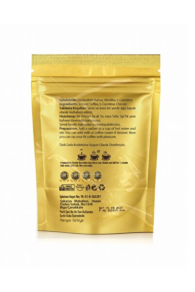 Minherbal L-Karnitin Takviyeli Hindiba Kahve