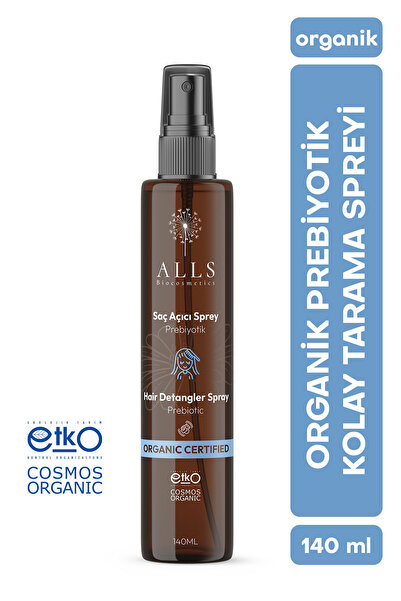 Alls Biocosmetics Organik Prebiyotik Kolay Tarama Saç Açıcı Sprey 140 ml