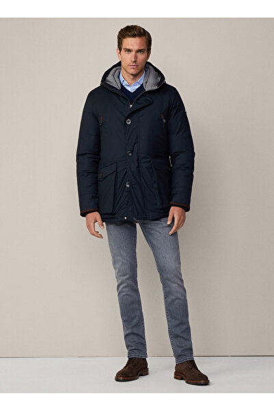 Hackett Koyu Lacivert Erkek Parka HM403226