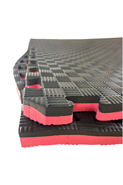 ELGA Tatami 100 X 100 X 26 Mm Kırmızı - Siyah Çift Renkli Yer Minderi