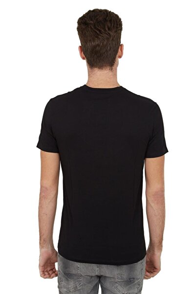 Armani Exchange Ανδρικό μαύρο μπλουζάκι 18K8NZT74ZJA5Z-AE1200