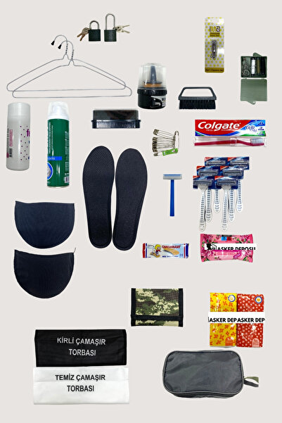 asker deposu 12’li Karacı Full Asker Paketi (66 Parça) | Bedelli & Acemi Asker Malzemeleri – Asker Deposu