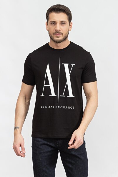 Armani Exchange Siyah Erkek T-Shirt 8NZTPA ZJH4Z 1200
