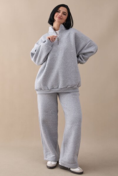 InStyle Σετ ράστερ με φερμουάρ γκρι διπλό