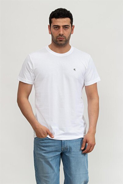 Calvin Klein Erkek Ck Embro Badge T-Shirt