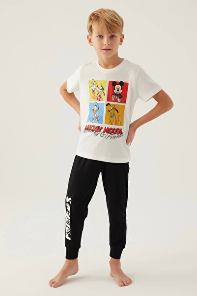 Mickey Mouse BOY'S DOUBLE SET - CREAM