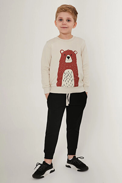 Rolypoly Σετ φόρμας μπεζ για αγόρι