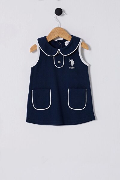 U.S. Polo Assn. U.S.POLO ASSN.KIZ BEBEK ELBİSE - LACİVERT