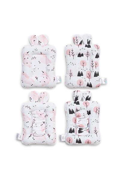 Funna Baby 2'li Kol Emzirme Yastık Seti - Unicorn - Pembe - 18 x 21 Cm