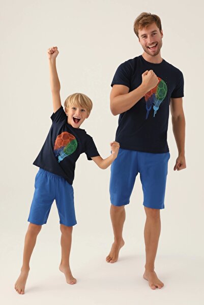 Rolypoly Boy's Navy Blue Bermuda Suit