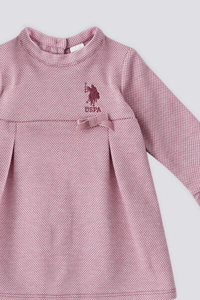 U.S. Polo Assn. U.S. Polo Assn Pembe Kurdaleli Bebek Elbise