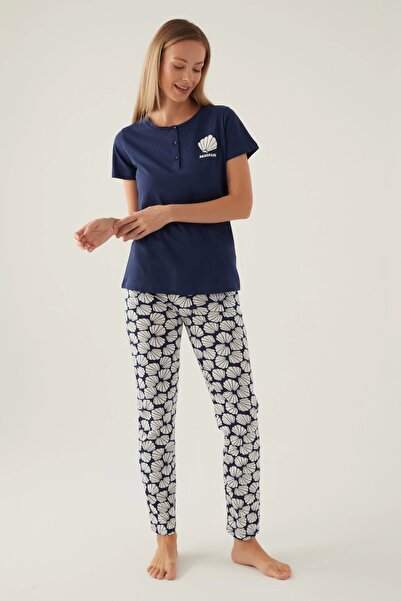 Arnetta ЖІНОЧИЙ ДВОХЧАСТИННИЙ КОМПЛЕКТ - ТЕМНИЙ ІНДИГО