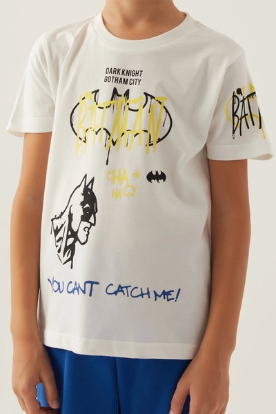 Batman Gotham Cream Boy Bermuda Suit