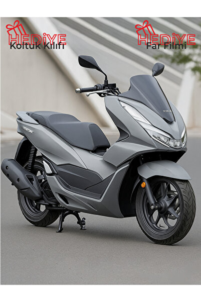 Genel Markalar HONDA PCX 2021 - 2024 UYUMLU GRENAJ KOMPLE KAPORTA SETİ NARDO GRİ