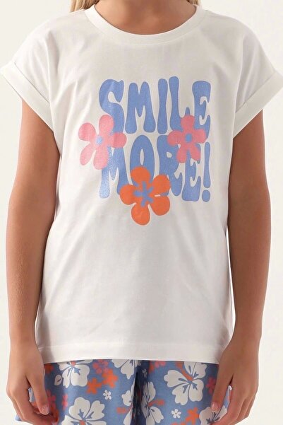 Rolypoly Girl's Blue Shorts Set