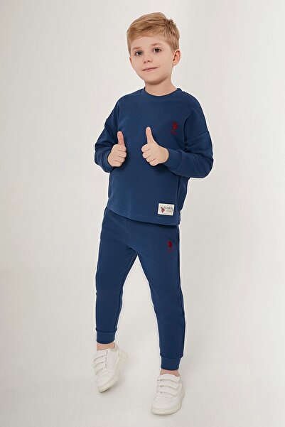 U.S. Polo Assn. ΣΕΤ ΑΝΔΡΙΚΟ ΠΑΙΔΙΚΟ ΦΟΡΜΑ - DARK INDIGO