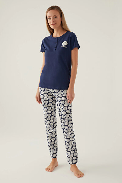 Arnetta ЖІНОЧИЙ ДВОХЧАСТИННИЙ КОМПЛЕКТ - ТЕМНИЙ ІНДИГО