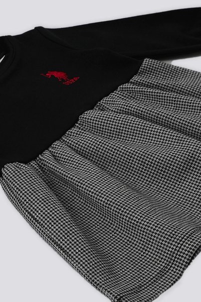 U.S. Polo Assn. U.S. Polo Assn Black Garnished Baby Dress