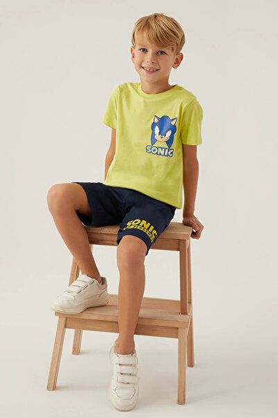 Sonic Modern Boys' Bermuda Suit - Pistachio Green