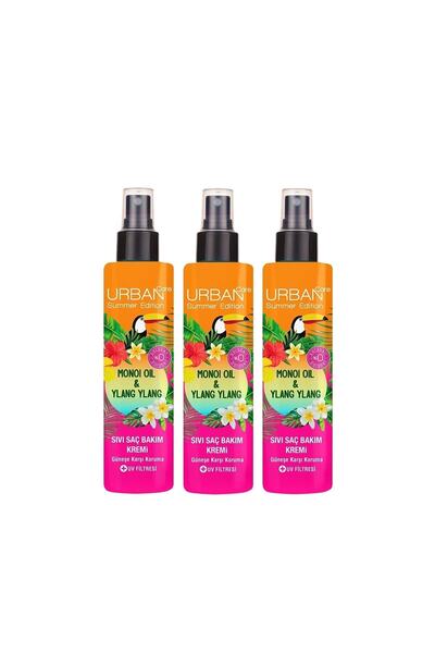Urban Care Summer-monoi Yağı&ylang Ylang Güneş Koruyucu Sıvı Saç Bakım Kremi-...
