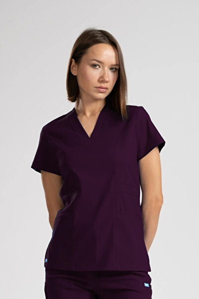 oksijen uniform السترين - اللون البرقوقي (طبقة واحدة)