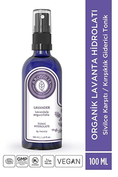 arotolia %100 Organik Sertifikalı Lavanta Hidrolatı ( Tonik ) 100 Ml - Vegan