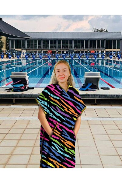 sporsuit منشفة تانور للجنسين للتدريب على السباحة في حمام السباحة مع غطاء للرأس لبطولات الصيف والشتاء