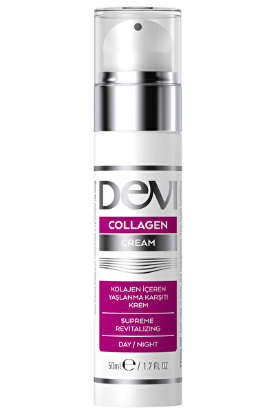 Devi Collagen Cream 50ml Yaşlanma Karşıtı Nemlendirici Kolajen Krem