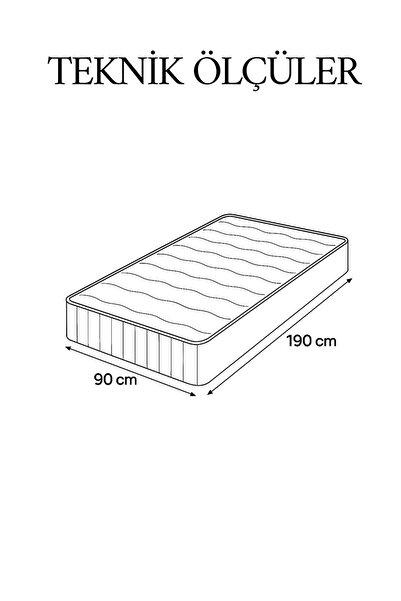 SANDALİE Basic Lüx 90x190 Ortopedik Yatak