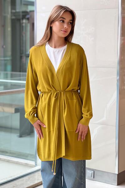 Ghisa Önü Açık Merserize Hırka