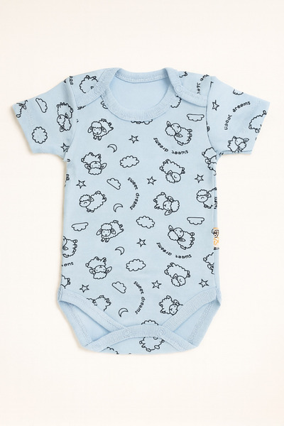 Babytoo Kısa Kollu Body Erkek Bebek