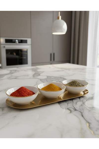 REGNA HOME Fine Living Trio Bowl Set -4 Pieces