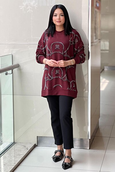 Ghisa Taş Desenli Tunik