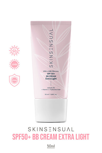 Skin Sensual BB Krem Extra Light| 50 Spf Uva/Uvb Pa++++ | Leke Oluşumunu Önlemeye Yardımcı, Aydınlık ve Canlılık