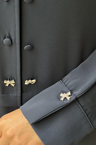 Ghisa Double Button Detailed Shirt Pant Suit