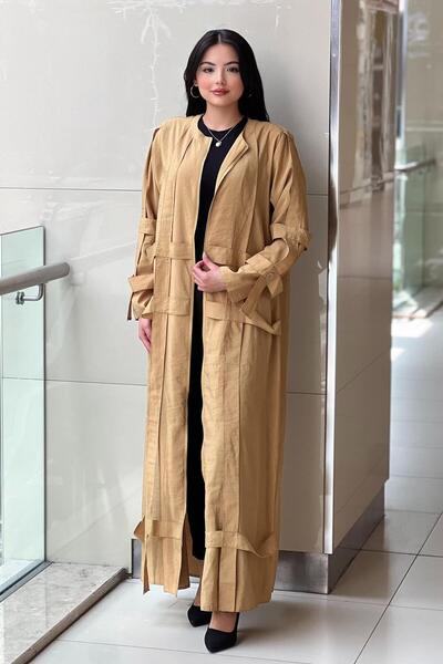 Ceremony Zippered Pasion Ferace with Cage Detail on the Sleeve and Front Body