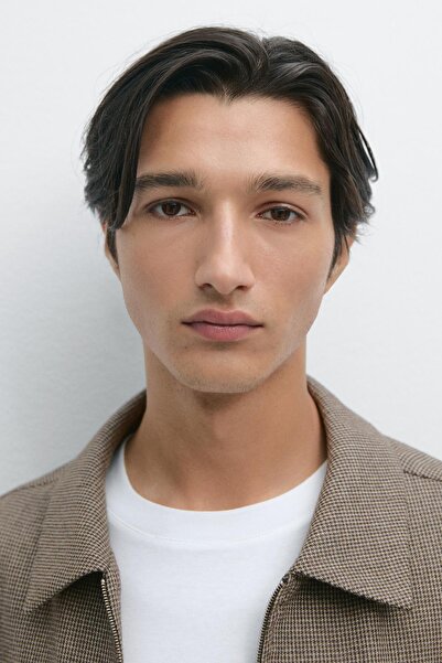 Massimo Dutti 100% wool houndstooth jacket