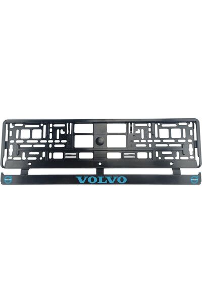 OEM Set 2 bucati, suport numar inmatriculare, Volvo blue