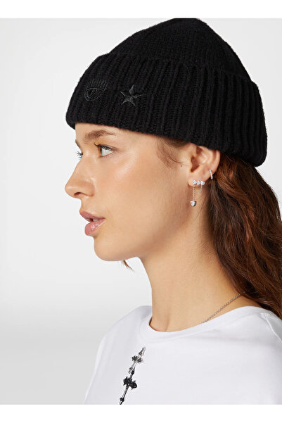 CHIARA FERRAGNI Siyah Kadın Bere 77SBZK32