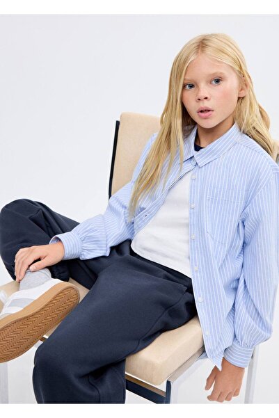 MANGO Kids Beli lastikli jogger pantolon