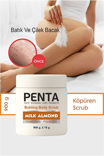 PENTA FEEL Batık & Çilek Bacak Giderici Köpüren Scrub 900g
