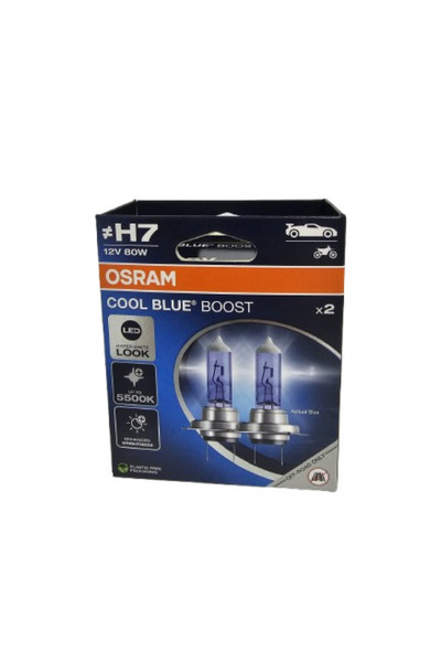 OEM Bec halogen, Osram, H7, 12V, 80W, PX26d, model nou
