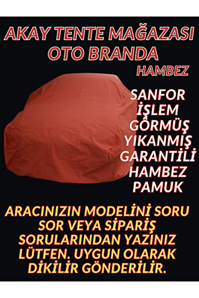 akay tente Tüm Araçlara Uyumlu Olarak Dikilir Oto Branda Yazlık Amerikan Bezi