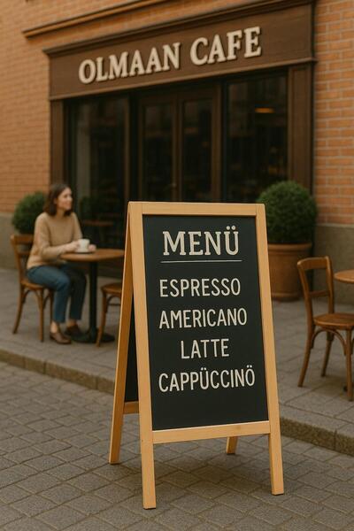 öz-gün tebeşir DRN KİDS VE EĞİTİM ÇİFT TARAFLI MENÜ TAHTASI 100 X 50 CM 15 ADET BEYAZ TEBEŞİR VE SİLGİ HEDİYESİDİR