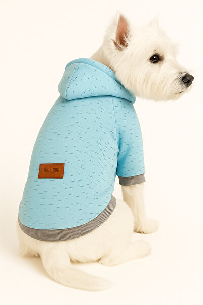 DOGİ&DOG Blue Melted Small Breed Sweat-Cat Dog Suit - 0.5-10 kg