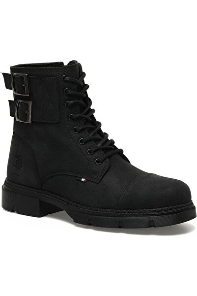 U.S. Polo Assn. Μπότες με φερμουάρ U.S. Polo Assn Petros 3pr Black Comfort Casual Trend Sports