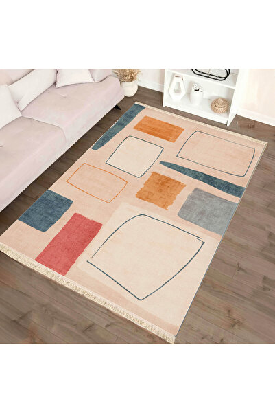 Markaev Geo Baskılı Dokuma Taban Halı 150 YNG