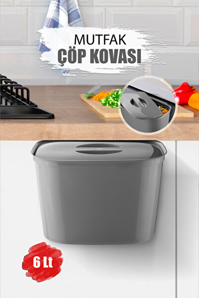 MYBOX Viseća funkcionalna kanta za smeće 6L - Može se okačiti na vrata ormari...